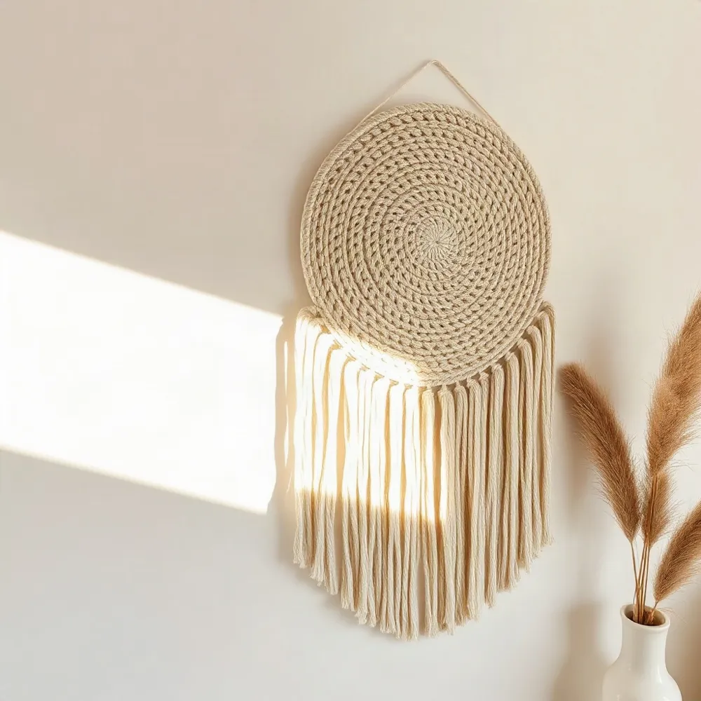 From boho fringe to minimalist hoop art, discover a crochet wall hanging that whispers your aesthetic—not someone else's.