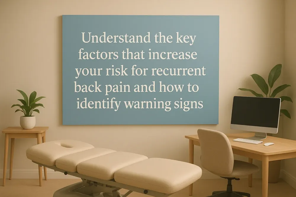 Understand the key factors that increase your risk for recurrent back pain and how to identify warning signs.