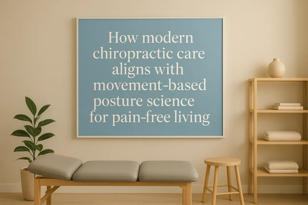 How modern chiropractic care aligns with movement-based posture science for pain-free living.
