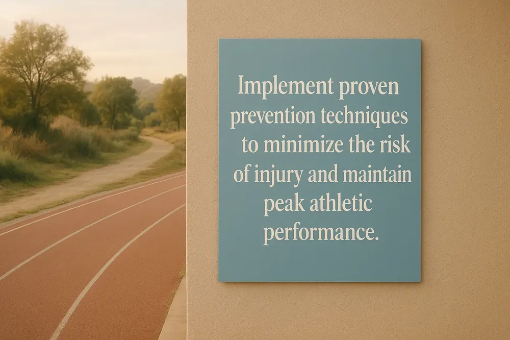 Implement proven prevention techniques to minimize the risk of injury and maintain peak athletic performance.