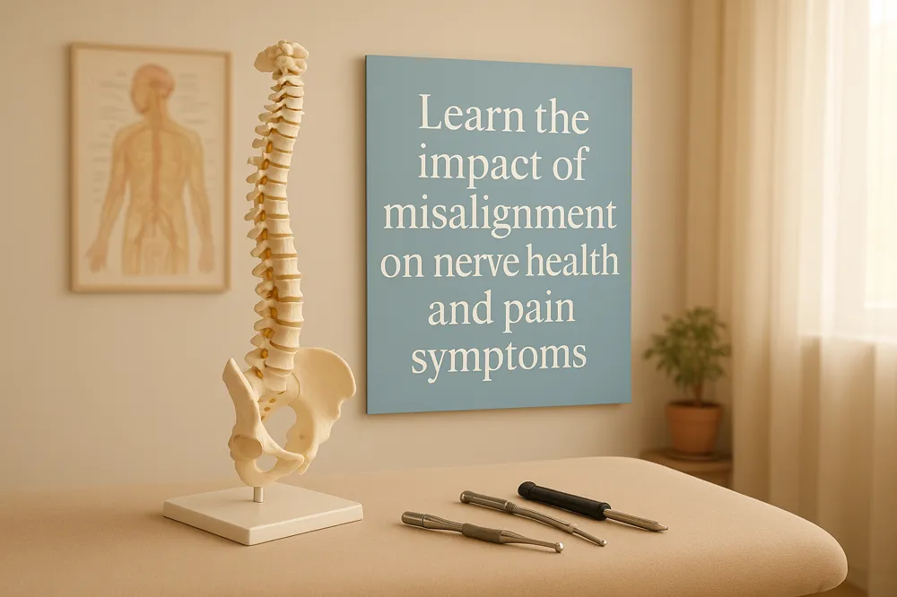 Learn the impact of misalignment on nerve health and pain symptoms.