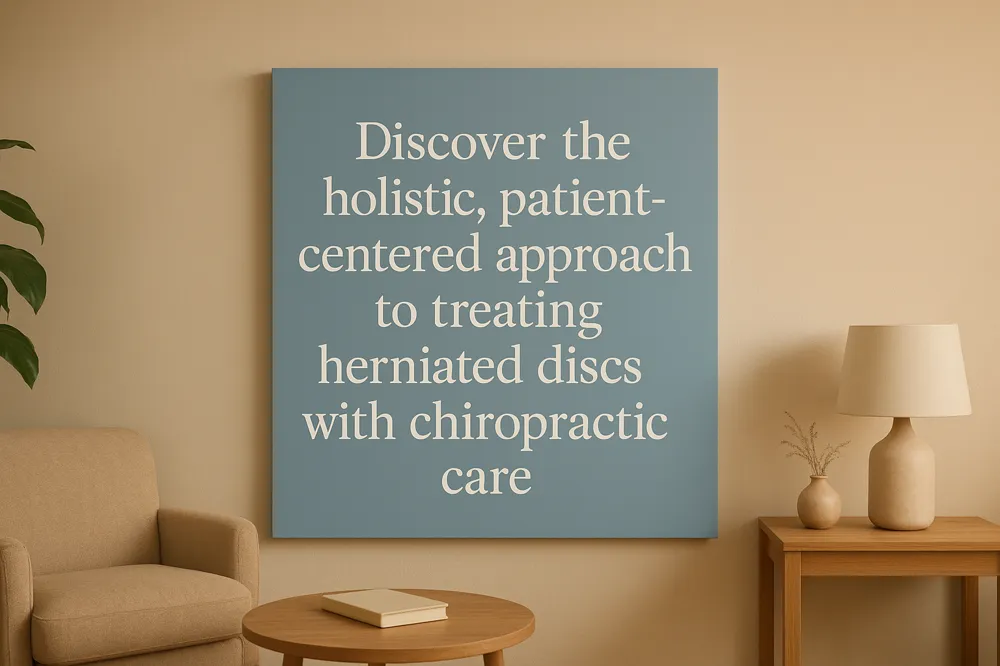 Discover the holistic, patient-centered approach to treating herniated discs with chiropractic care