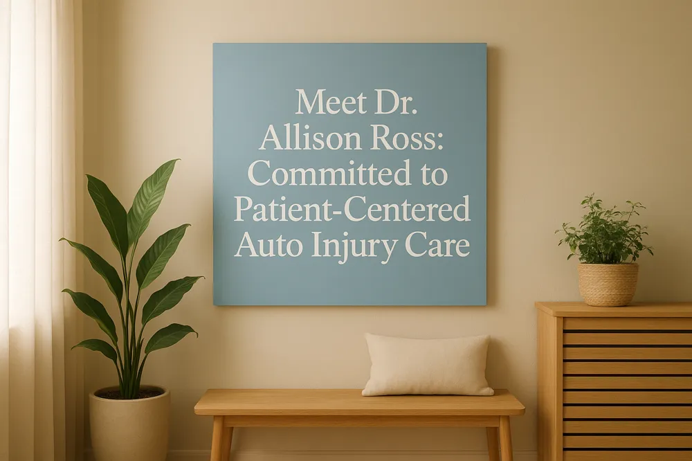 Meet Dr. Allison Ross: Committed to Patient-Centered Auto Injury Care