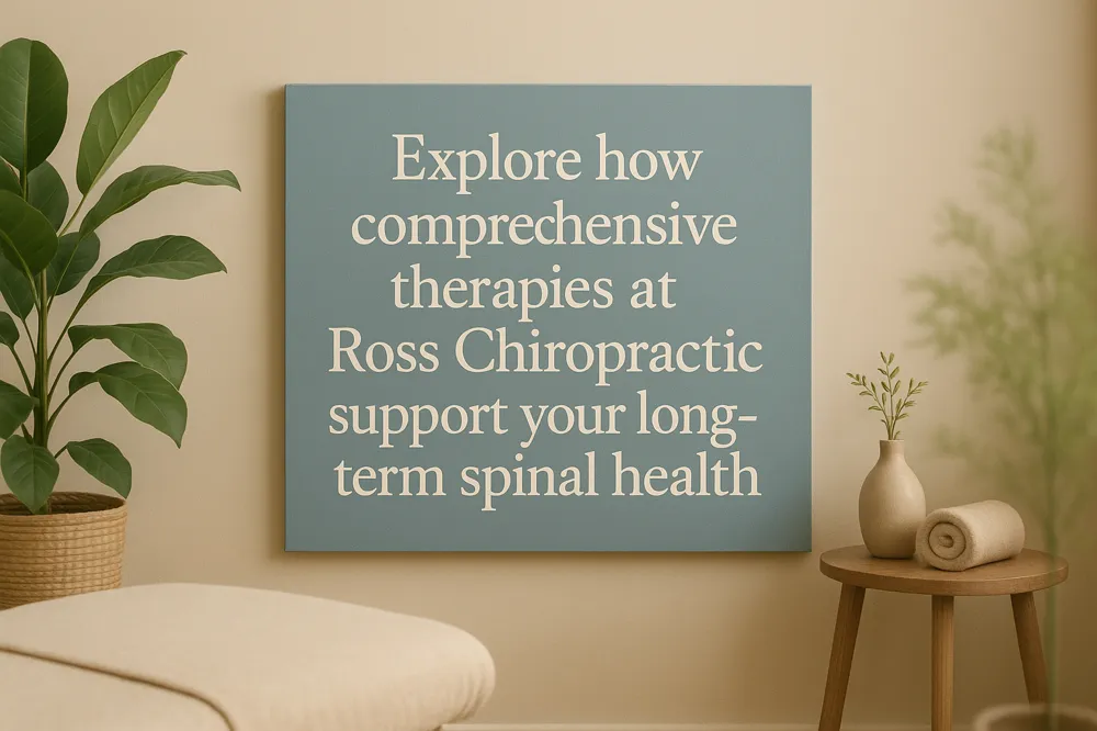 Explore how comprehensive therapies at Ross Chiropractic support your long-term spinal health.