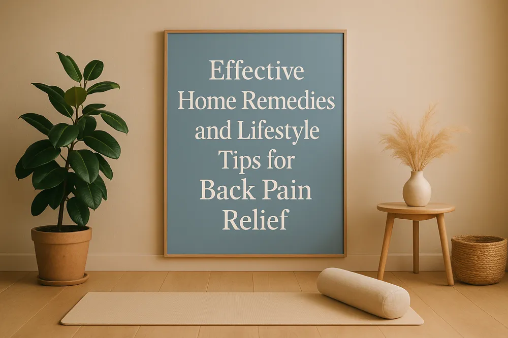 Effective Home Remedies and Lifestyle Tips for Back Pain Relief
