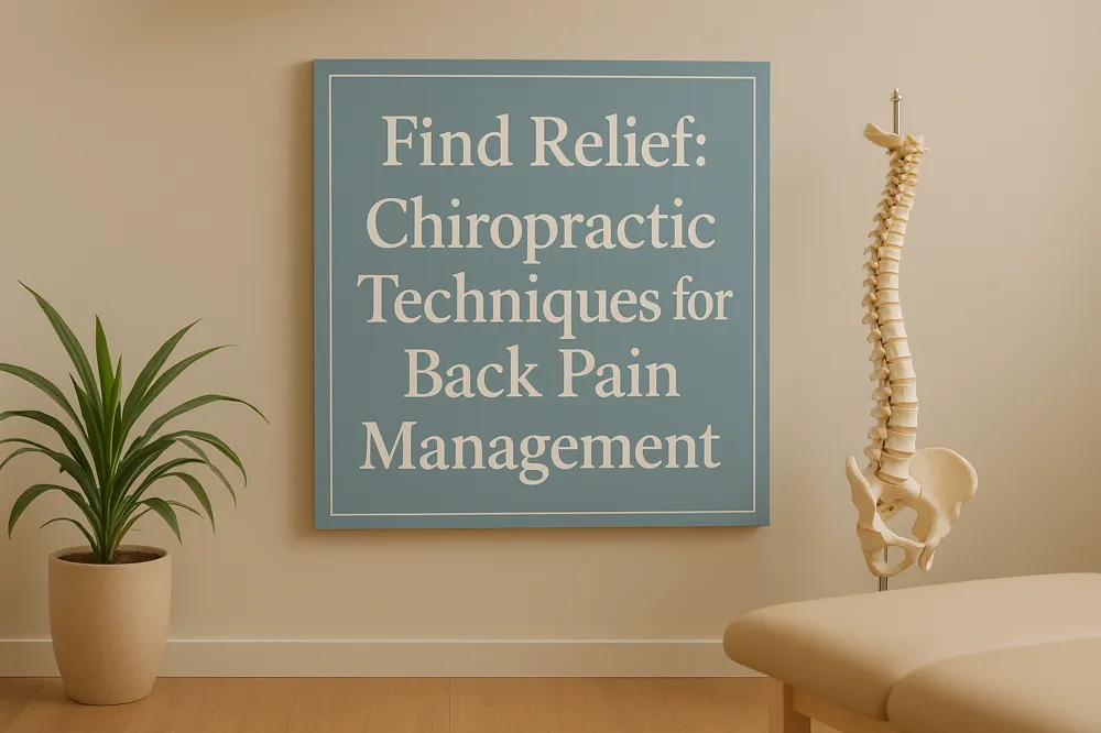 Find Relief: Chiropractic Techniques for Back Pain Management