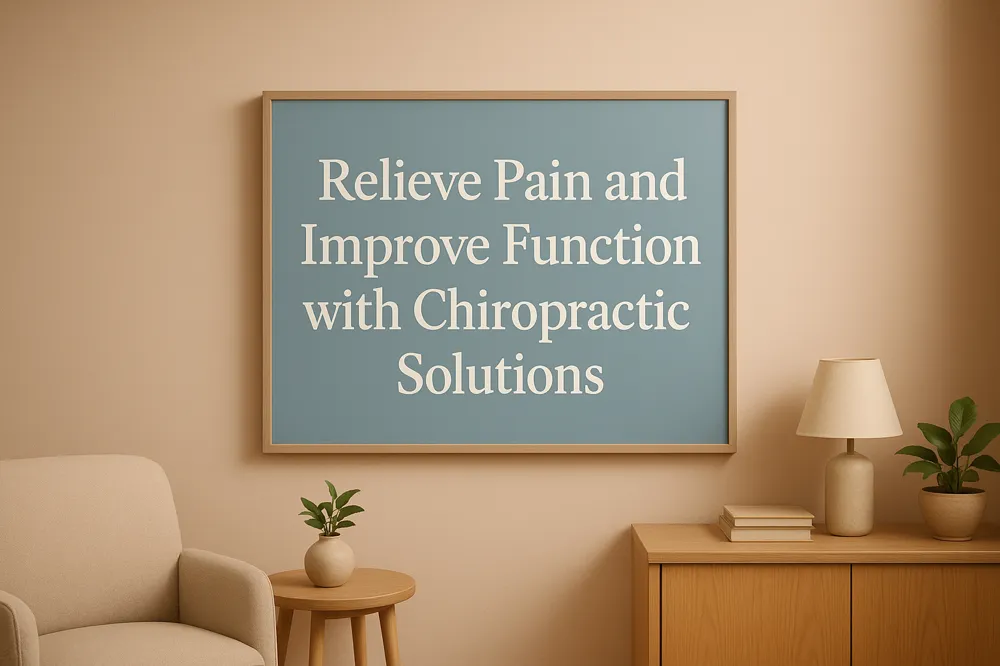 Relieve Pain and Improve Function with Chiropractic Solutions