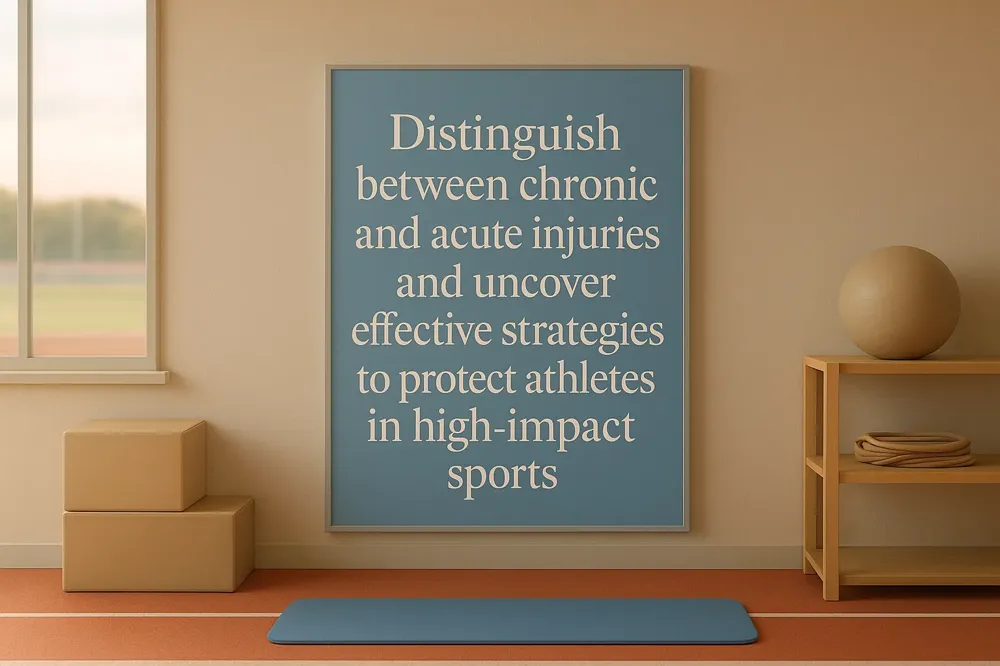Distinguish between chronic and acute injuries and uncover effective strategies to protect athletes in high-impact sports.