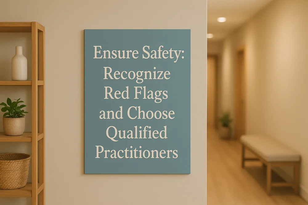 Ensure Safety: Recognize Red Flags and Choose Qualified Practitioners