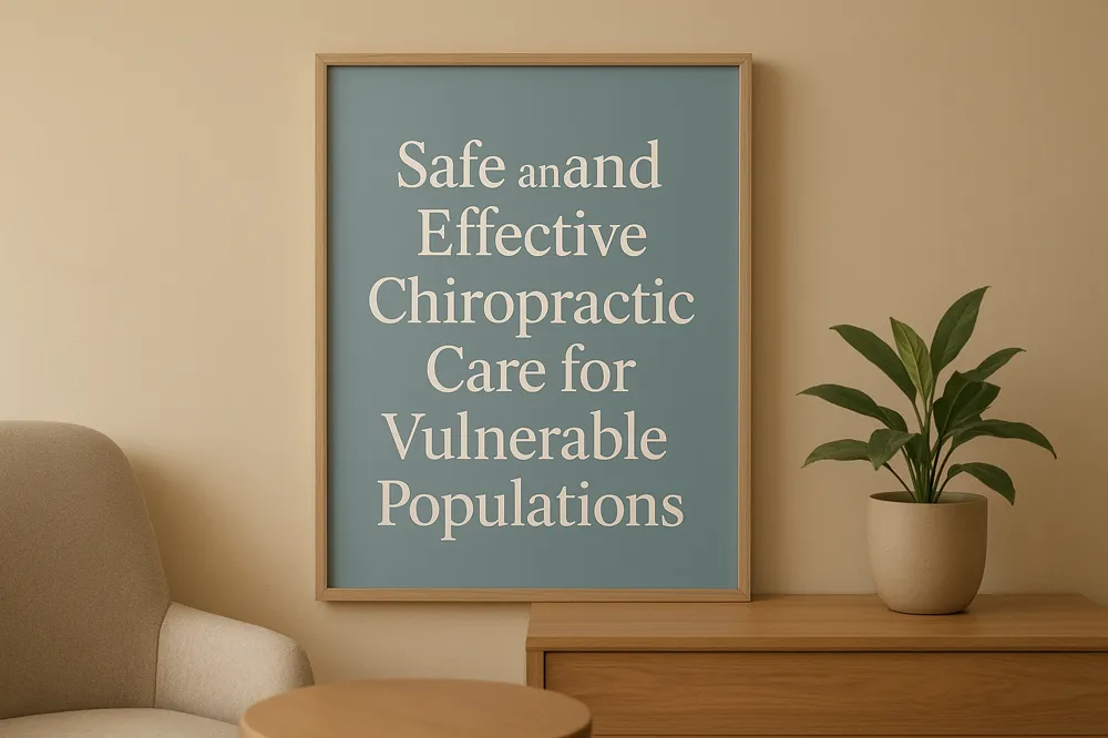 Safe and Effective Chiropractic Care for Vulnerable Populations