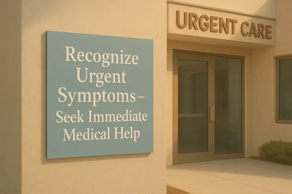 Recognize Urgent Symptoms – Seek Immediate Medical Help