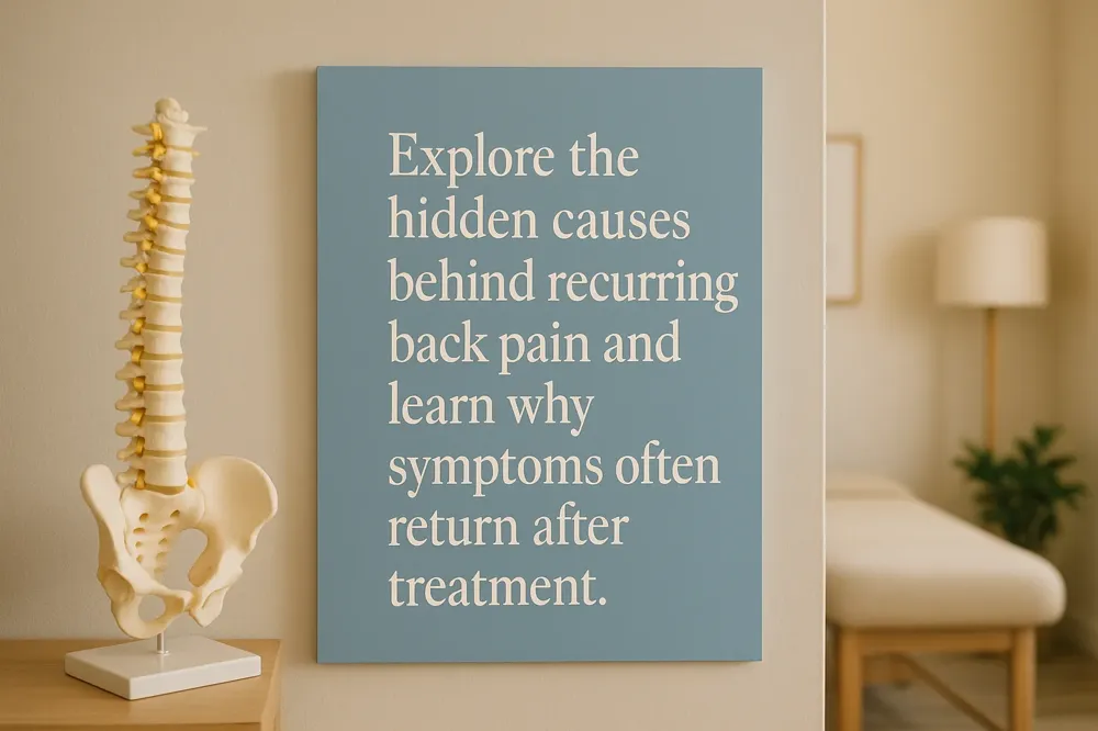 Explore the hidden causes behind recurring back pain and learn why symptoms often return after treatment.