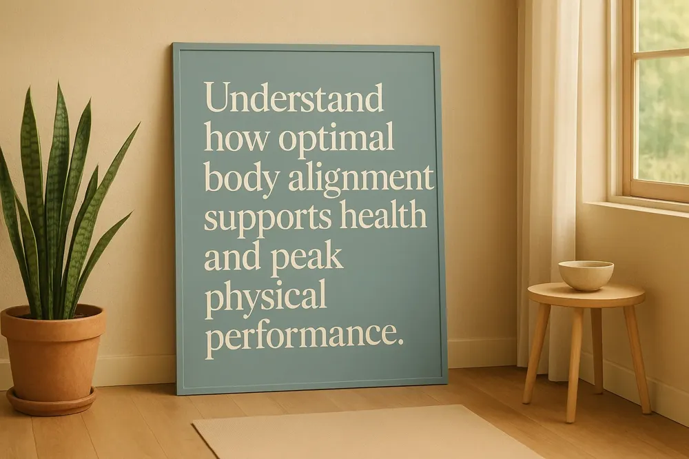 Understand how optimal body alignment supports health and peak physical performance.