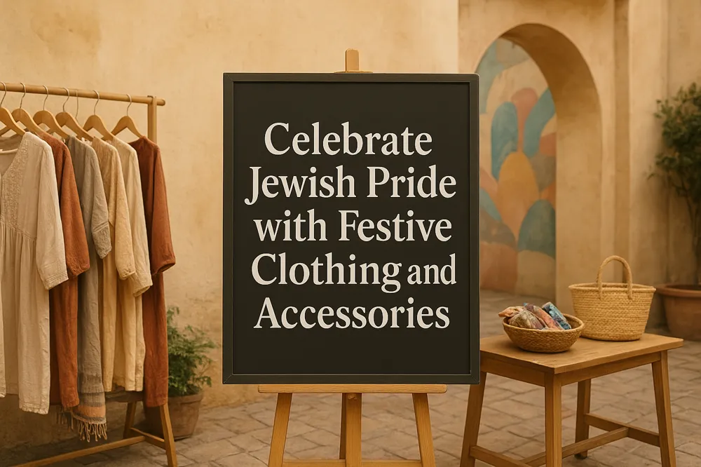 Celebrate Jewish Pride with Festive Clothing and Accessories