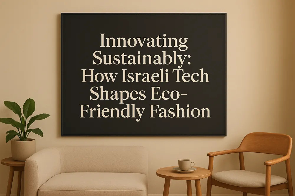 Innovating Sustainably: How Israeli Tech Shapes Eco-Friendly Fashion
