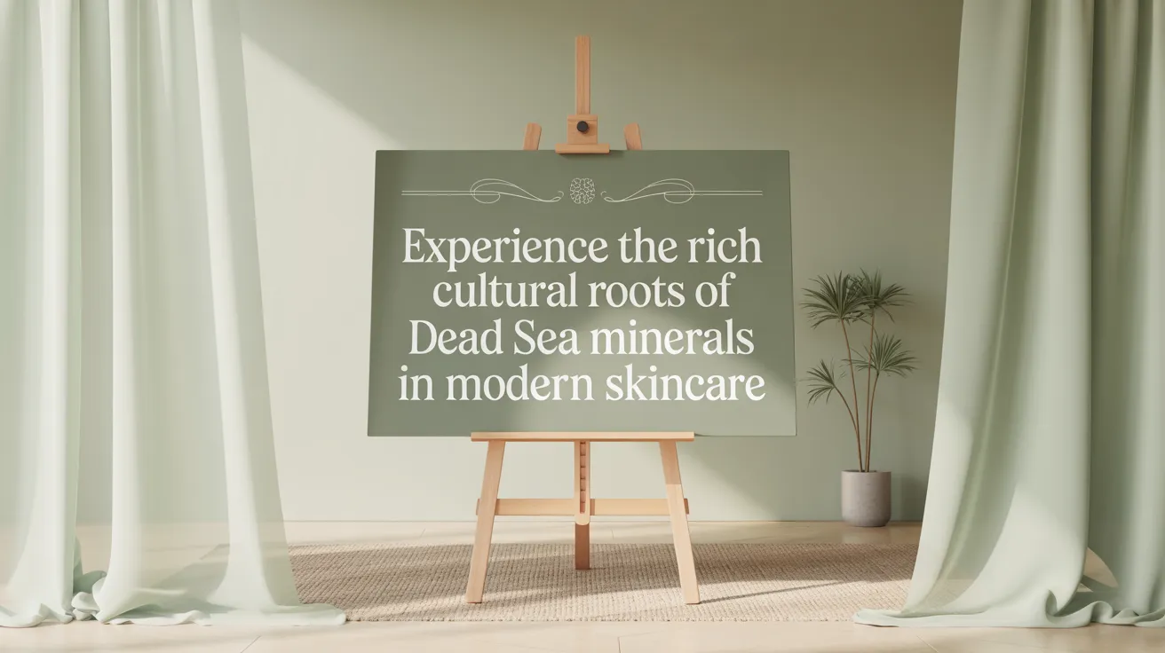 Experience the Rich Cultural Roots of Dead Sea Minerals in Modern Skincare