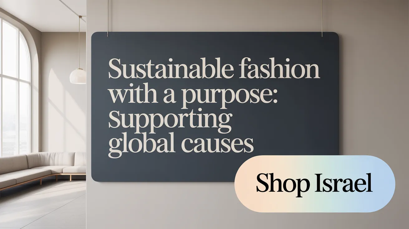 Sustainable Fashion with a Purpose: Supporting Global Causes
