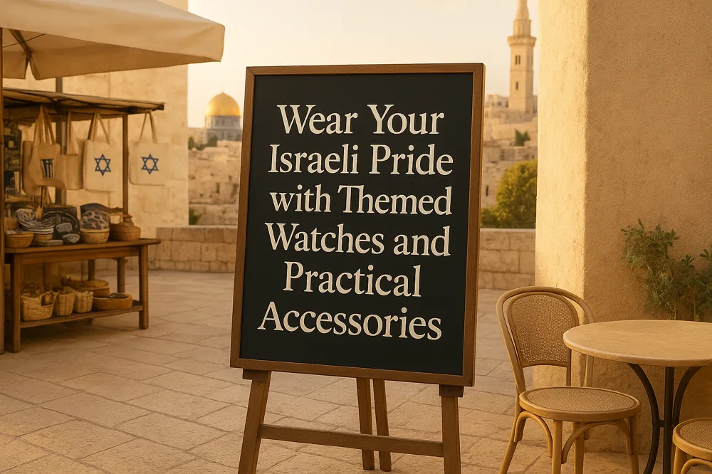 Wear Your Israeli Pride with Themed Watches and Practical Accessories