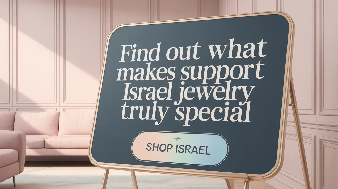 Find Out What Makes Support Israel Jewelry Truly Special