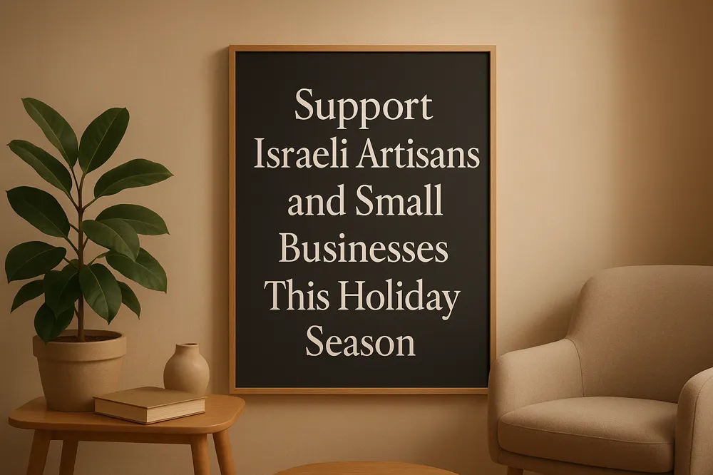 Support Israeli Artisans and Small Businesses This Holiday Season