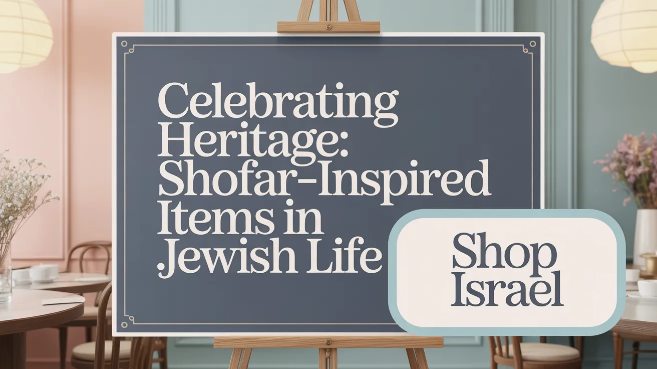 Celebrating Heritage: Shofar-Inspired Items in Jewish Life