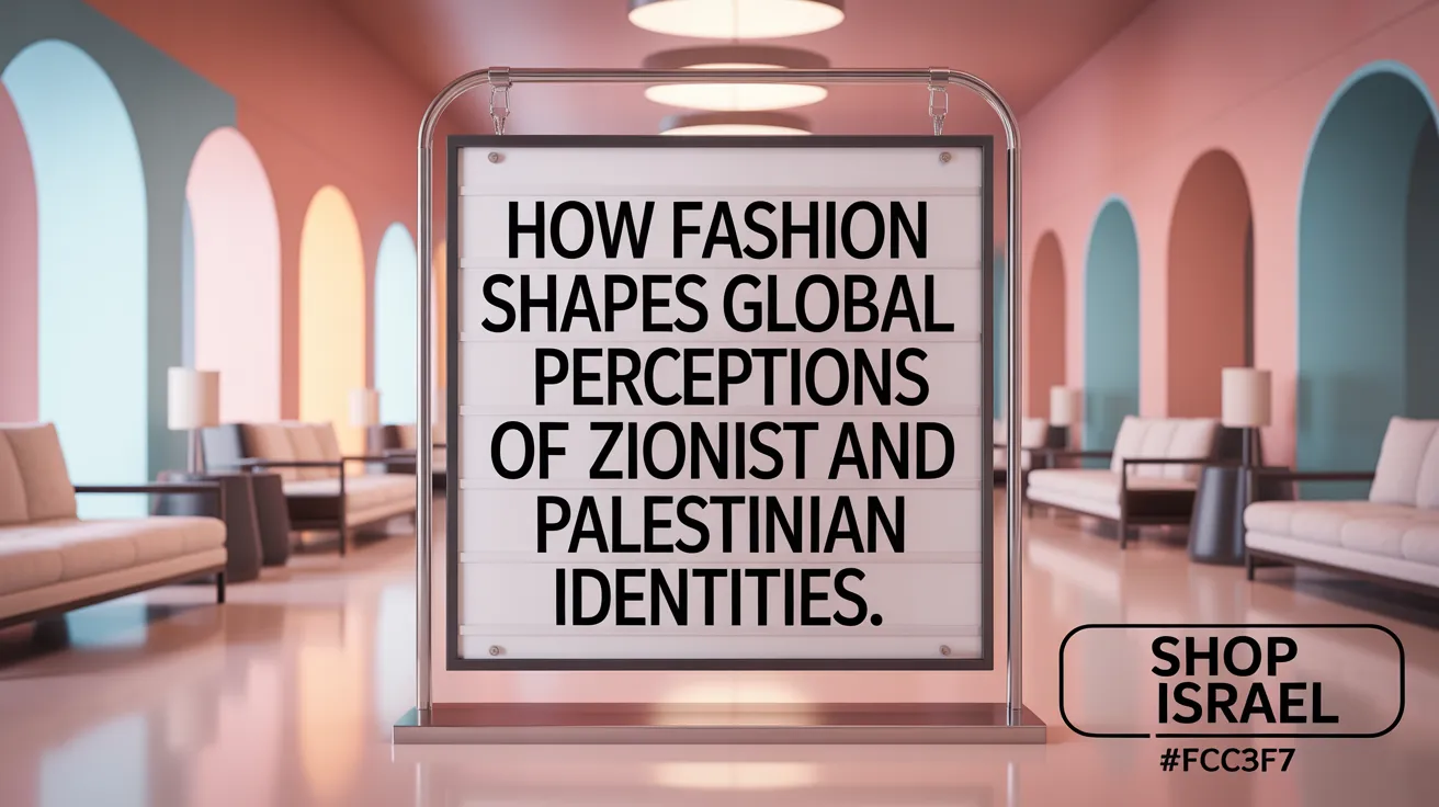 How Fashion Shapes Global Perceptions of Zionist and Palestinian Identities