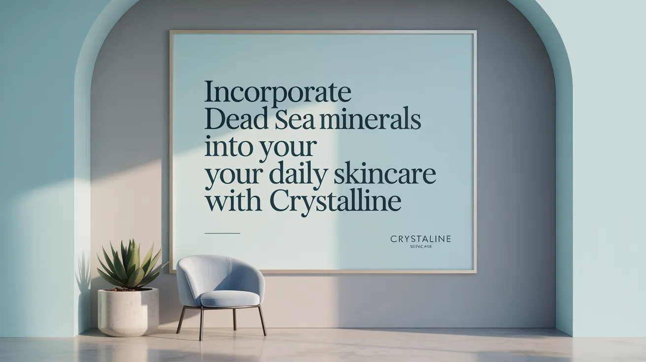 Incorporate Dead Sea Minerals into Your Daily Skincare with Crystalline
