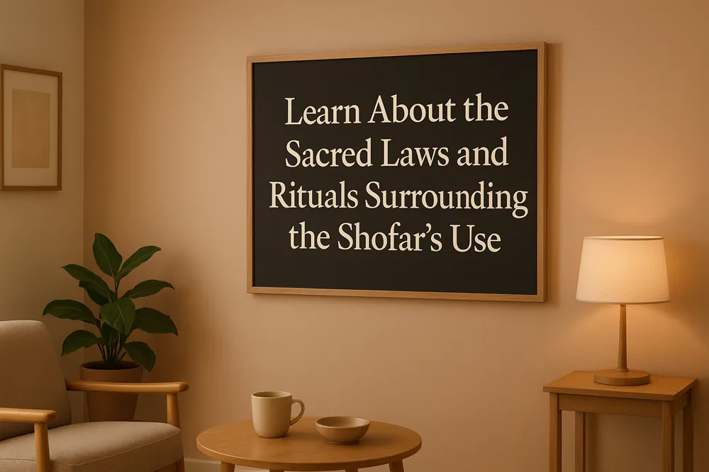 Learn About the Sacred Laws and Rituals Surrounding the Shofar's Use
