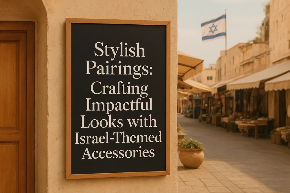 Stylish Pairings: Crafting Impactful Looks with Israel-Themed Accessories