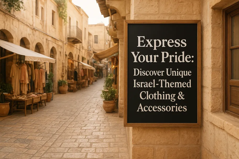 Express Your Pride: Discover Unique Israel-Themed Clothing &amp; Accessories
