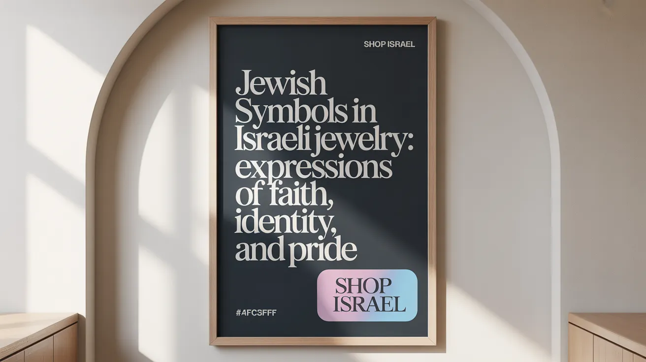 Jewish Symbols in Israeli Jewelry: Expressions of Faith, Identity, and Pride