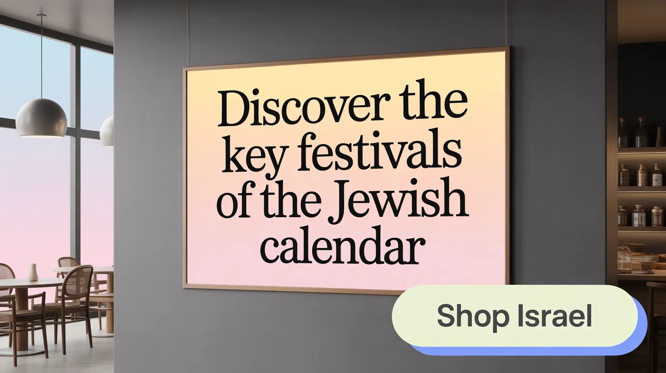 Discover the Key Festivals of the Jewish Calendar