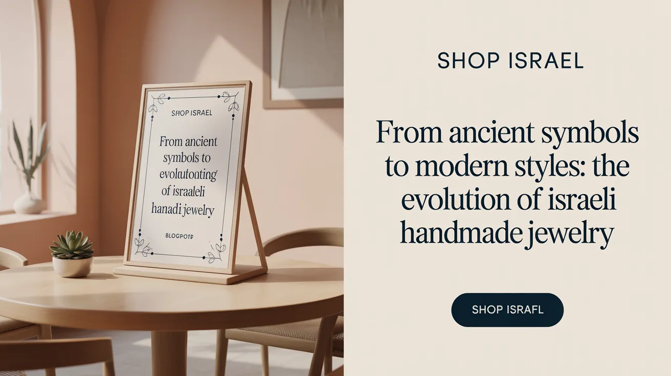 From Ancient Symbols to Modern Styles: The Evolution of Israeli Handmade Jewelry