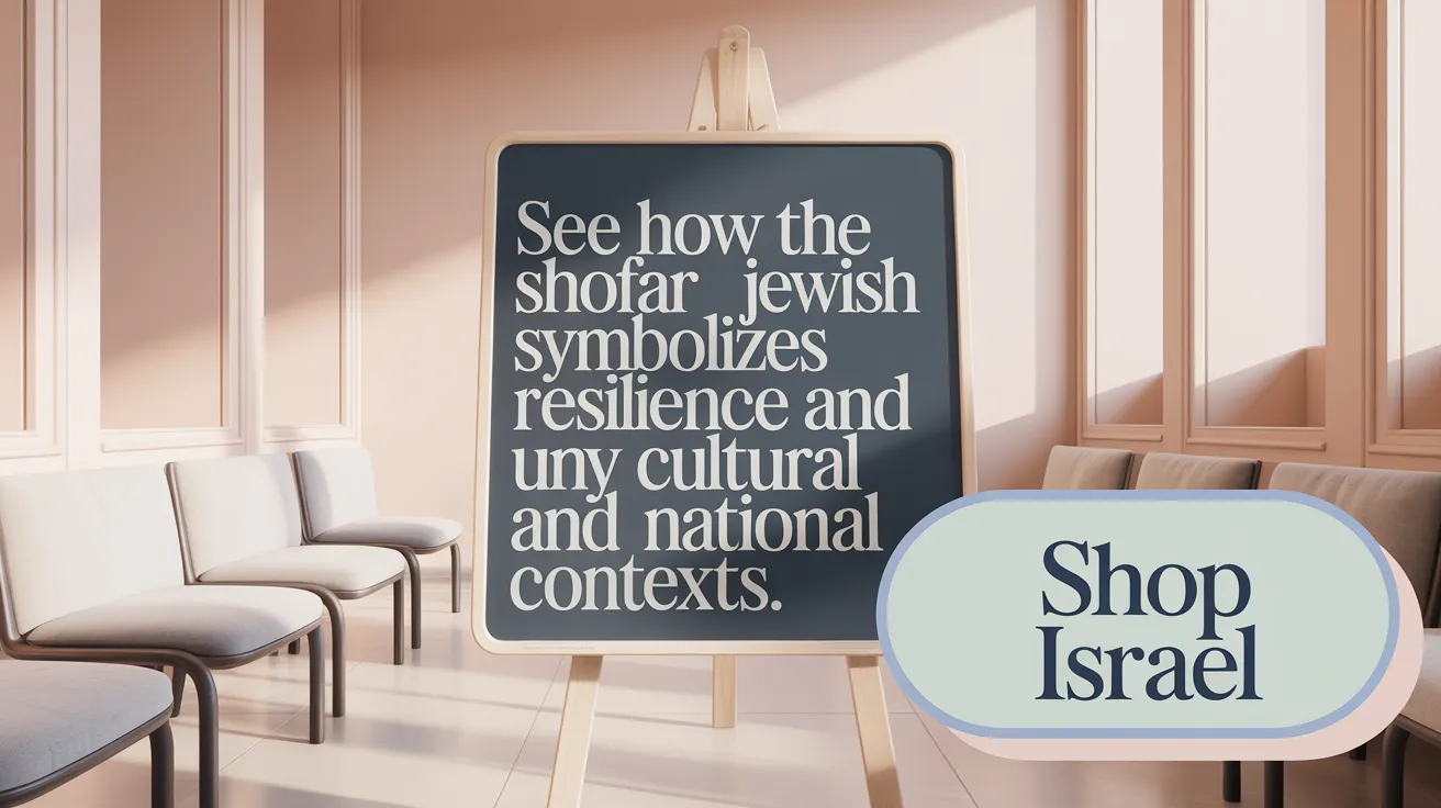 See how the shofar symbolizes Jewish resilience and unity in cultural and national contexts.