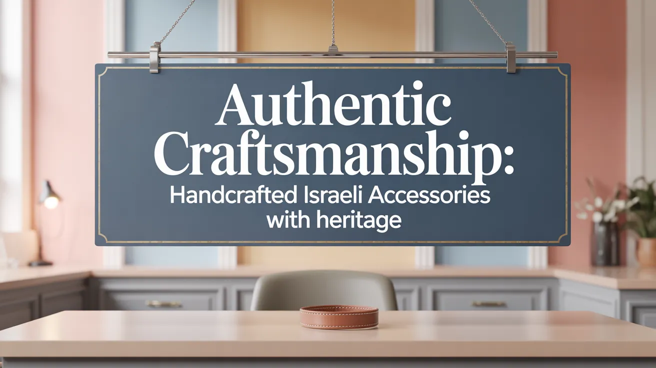 Authentic Craftsmanship: Handcrafted Israeli Accessories with Heritage