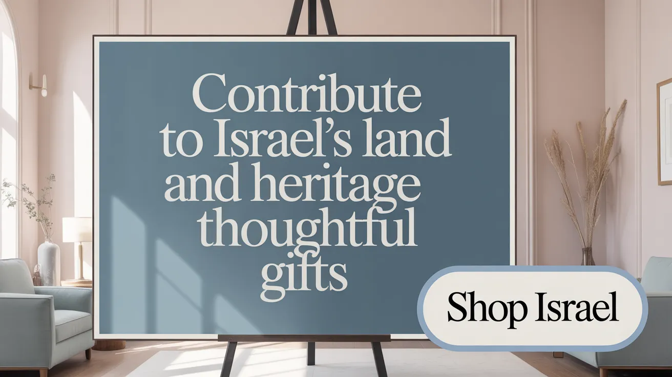 Contribute to Israel's Land and Heritage through Thoughtful Gifts
