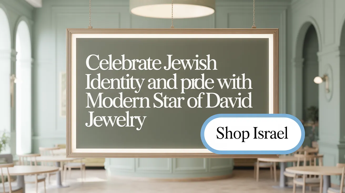 Celebrate Jewish Identity and Pride with Modern Star of David Jewelry