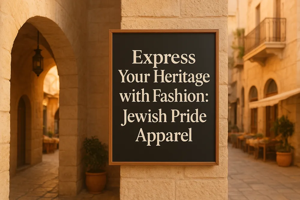 Express Your Heritage with Fashion: Jewish Pride Apparel