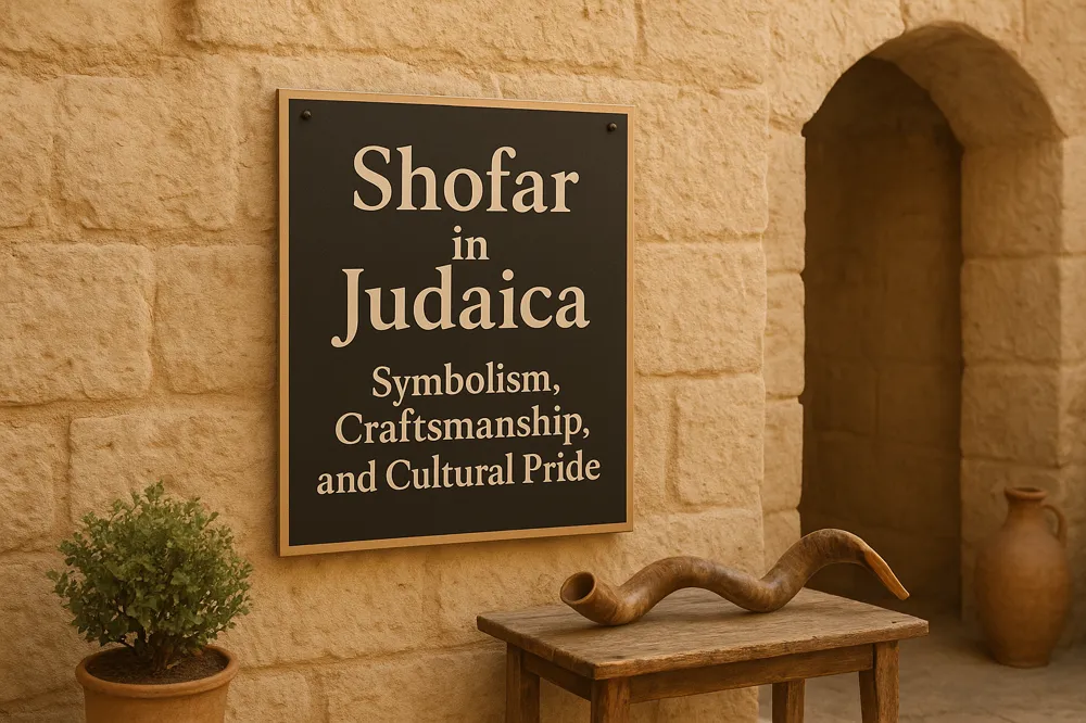 Shofar in Judaica: Symbolism, Craftsmanship, and Cultural Pride
