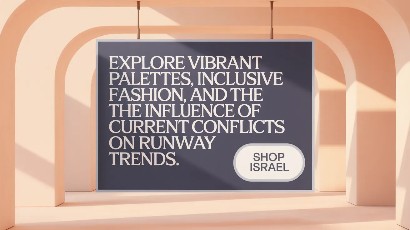 Explore vibrant palettes, inclusive fashion, and the influence of current conflicts on runway trends.