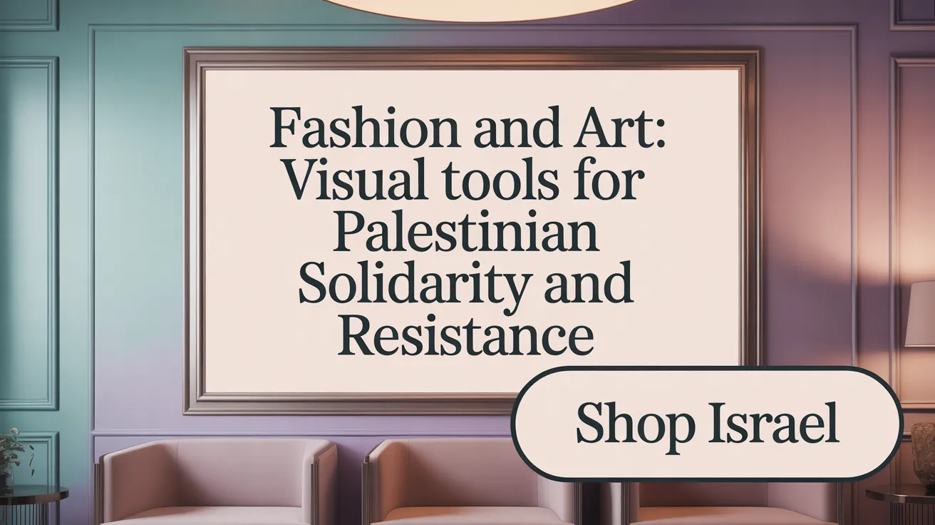 Fashion and Art: Visual Tools for Palestinian Solidarity and Resistance