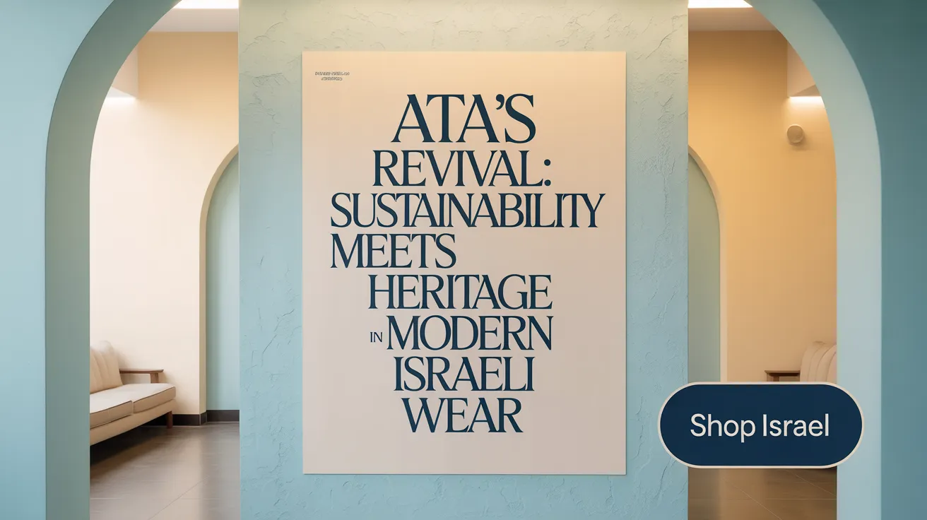 ATA's Revival: Sustainability Meets Heritage in Modern Israeli Wear