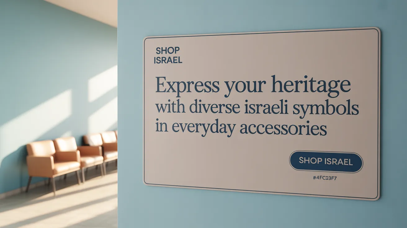 Express Your Heritage with Diverse Israeli Symbols in Everyday Accessories