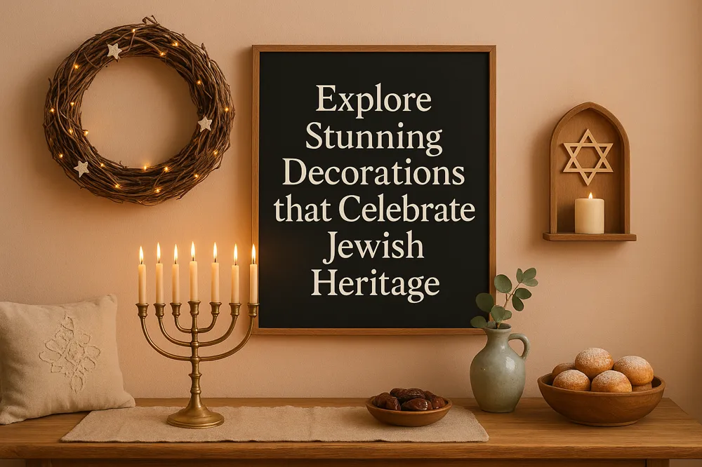 Explore Stunning Decorations that Celebrate Jewish Heritage