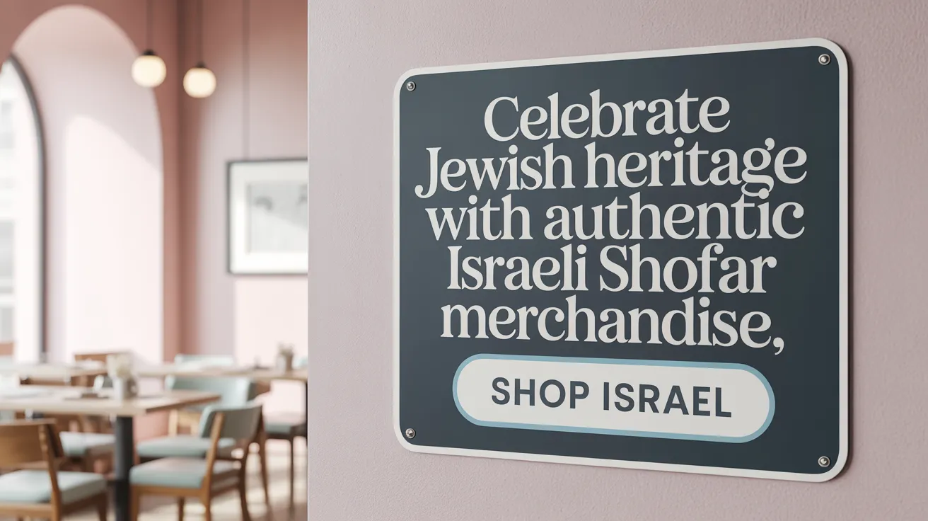 Celebrate Jewish Heritage with Authentic Israeli Shofar Merchandise