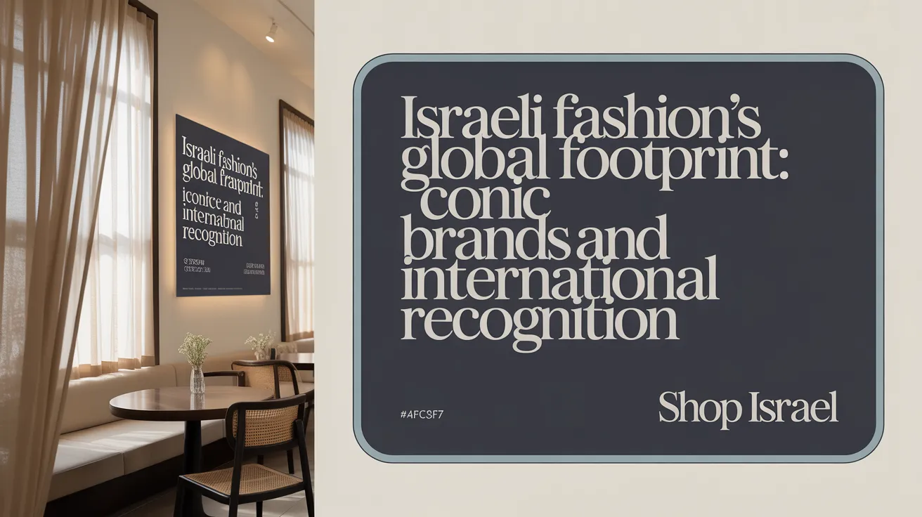 Israeli Fashion's Global Footprint: Iconic Brands and International Recognition