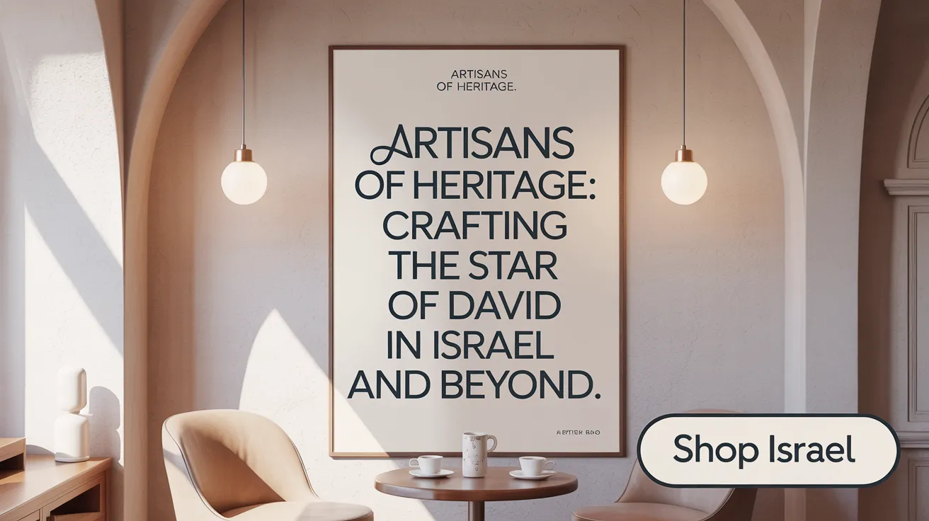 Artisans of Heritage: Crafting the Star of David in Israel and Beyond