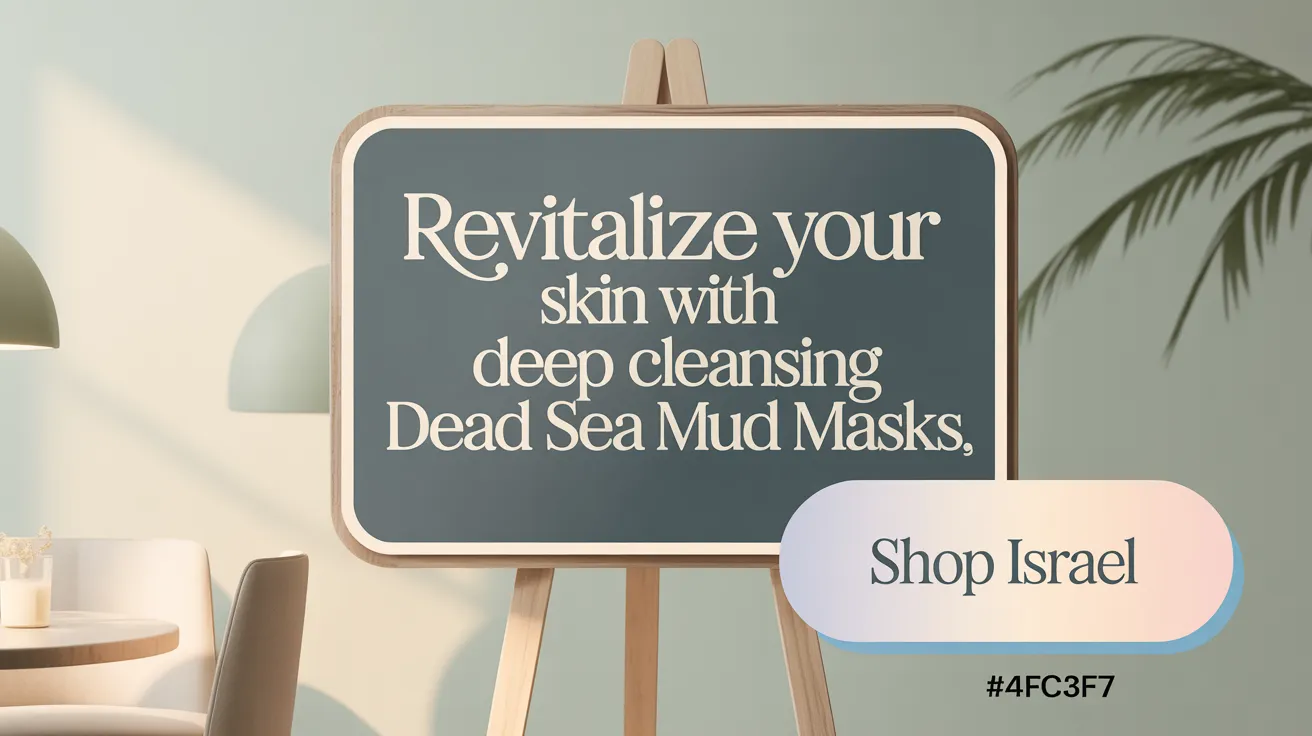 Revitalize Your Skin with Deep Cleansing Dead Sea Mud Masks
