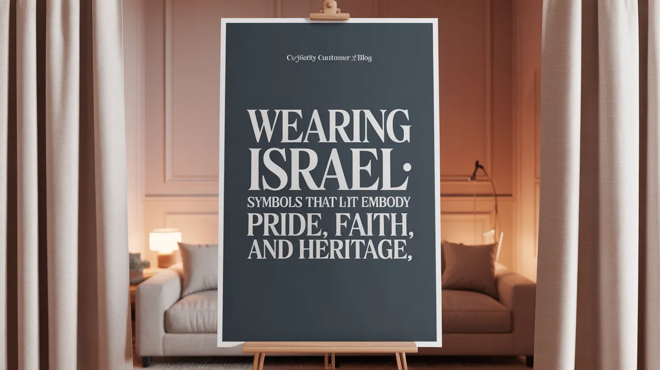Wearing Israel: Symbols that Embody Pride, Faith, and Heritage