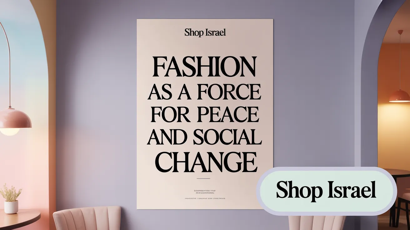 Fashion as a Force for Peace and Social Change
